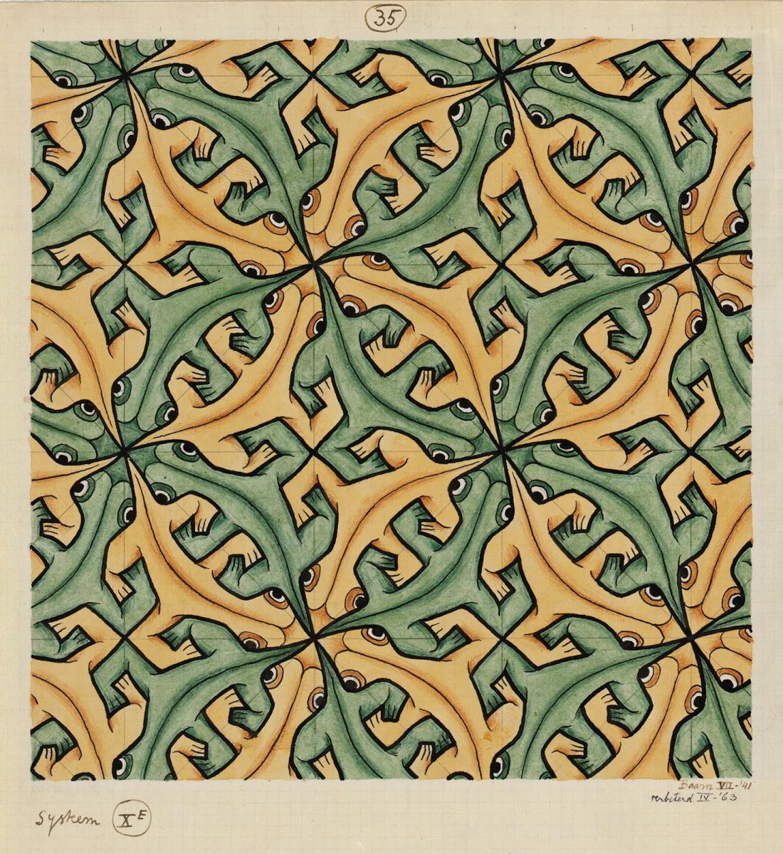 Repeating reptiles | Museum Escher in The Palace